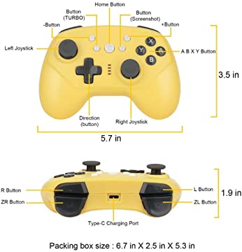 Switch Lite Wireless Pro Controller